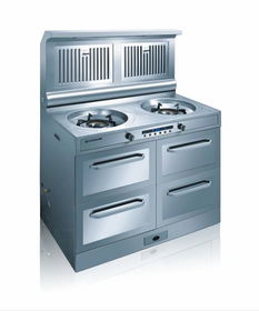 南京美大集成環(huán)保灶 側吸下排廚具的革新設計